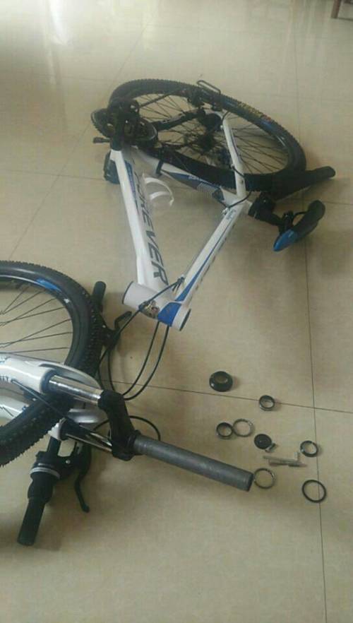 永久自行车前叉管零件安装顺序详解